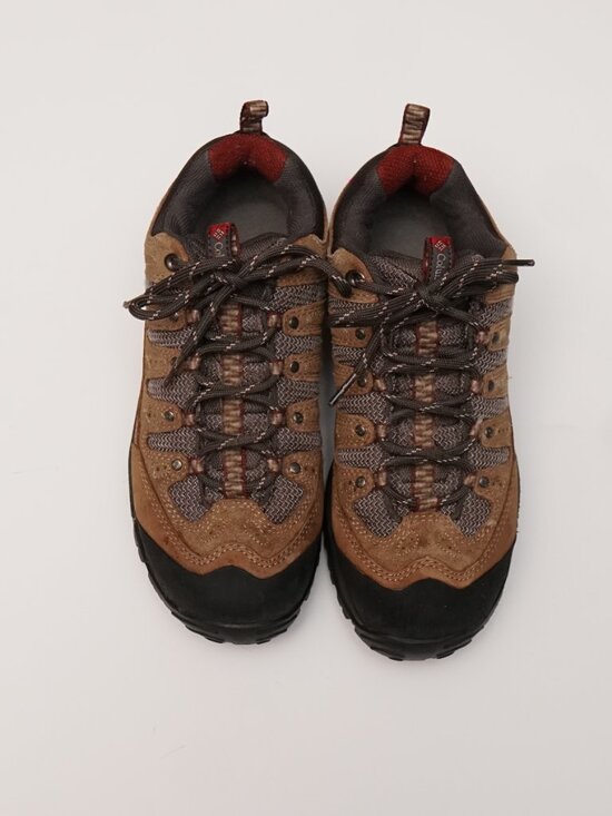 Columbia Men\'s Waterproof Hiking Shoes, Brown Leather, Size 8 main image 7